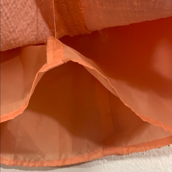 5 for 20 Kenar coral peach tweed mini skirt - Picture 4 of 9